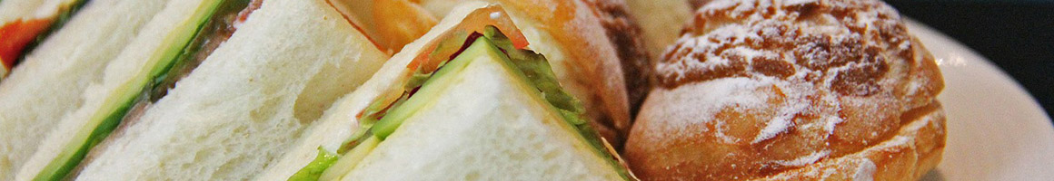 Eating Sandwich at Bon Fresco restaurant in Annapolis Junction, MD.